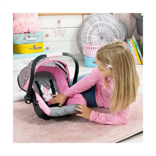 Chaise pour poupées Reig Deluxe Grey Car Pink. SUPERDISCOUNT FRANCE