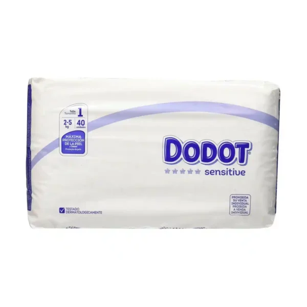 Couches jetables Dodot Dodot Sensitive Rn 2-5 Kg Taille 1 80 Unités. SUPERDISCOUNT FRANCE