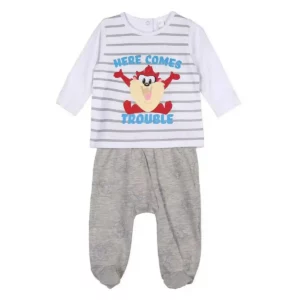 Ensemble de vêtements Looney Tunes Gris Bébé. SUPERDISCOUNT FRANCE