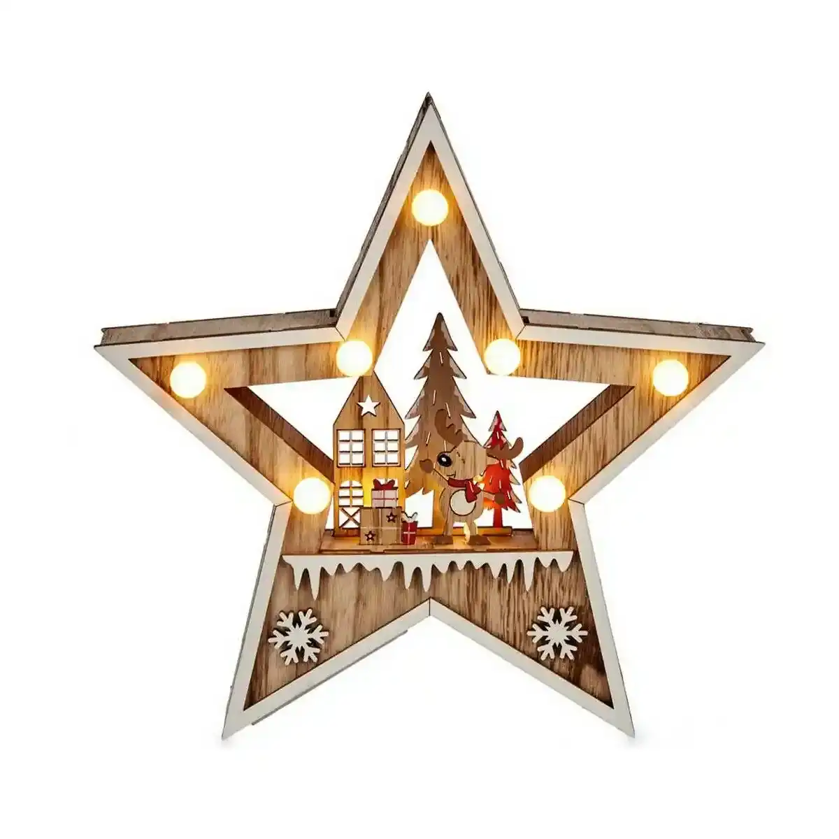 Etoile de noel bois clair 4 5 x 25 x 26 cm _1925. DIAYTAR SENEGAL - Où Chaque Sélection Vous Parle. Parcourez nos catégories et découvrez des produits qui reflètent vos passions et vos besoins, pour un shopping personnel et inspirant.