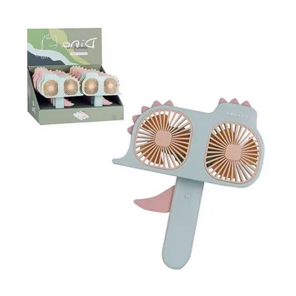 Mini Ventilateur Portable Juinsa Dinosaure Manuel 16 x 5 x 20 cm. SUPERDISCOUNT FRANCE