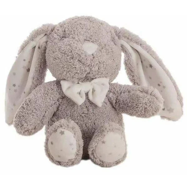 Peluche Etoiles Lapin Gris 22 cm. SUPERDISCOUNT FRANCE