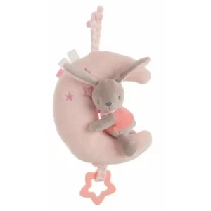 Peluche Lune Lapin Rose 25cm. SUPERDISCOUNT FRANCE