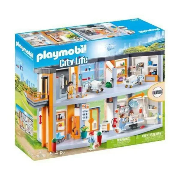 Playset City Life Large Hospital Playmobil 70190. SUPERDISCOUNT FRANCE