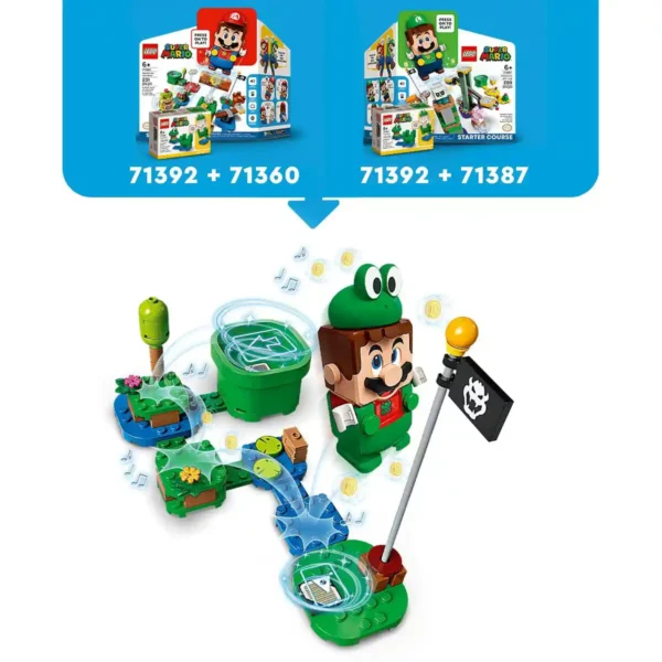 Playset Lego 71392 Super Mario Mario Frog Power. SUPERDISCOUNT FRANCE