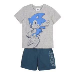 Pyjama Enfant Sonic Gris. SUPERDISCOUNT FRANCE