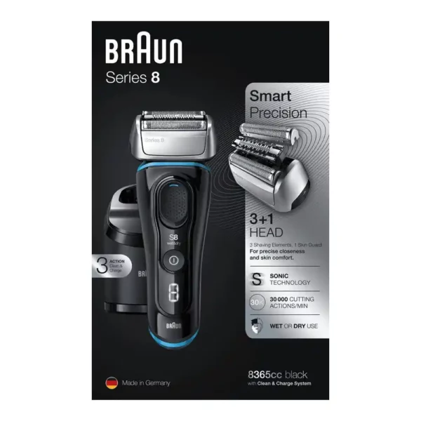 Rasoir electrique braun shaver 8 series 8365cc_9610. DIAYTAR SENEGAL - L'Art de Vivre le Shopping Inspiré. Parcourez notre catalogue et choisissez des produits qui reflètent votre passion pour la beauté et l'authenticité.