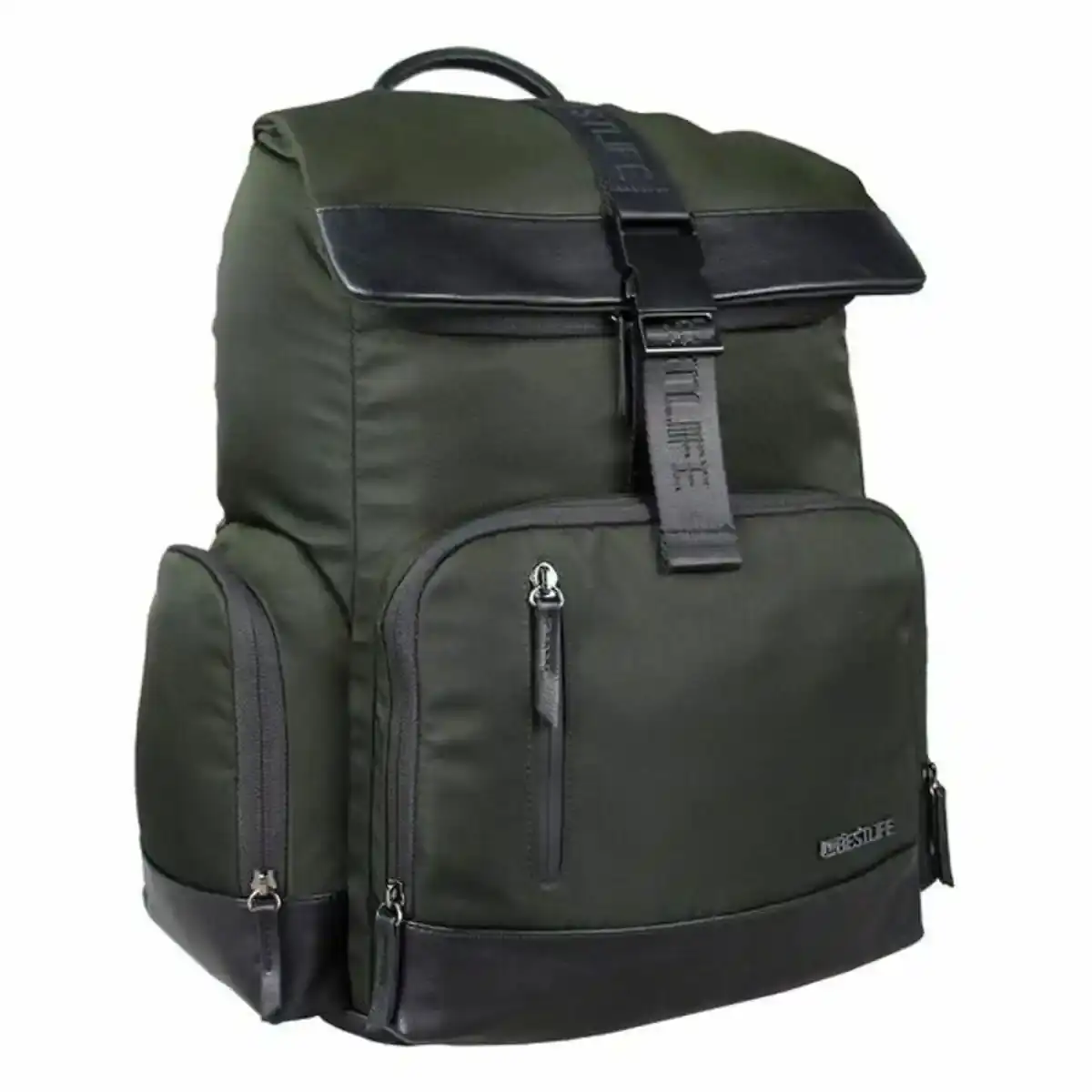 Sac à dos pour ordinateur portable Bestlife Viena 14,1'' Vert. SUPERDISCOUNT FRANCE