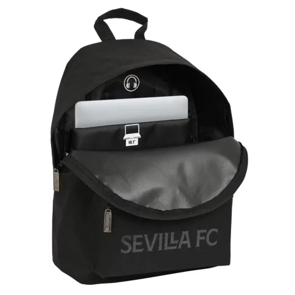 Sac à dos pour ordinateur portable Sevilla Fútbol Club Teen Noir (31 x 41 x 16 cm). SUPERDISCOUNT FRANCE