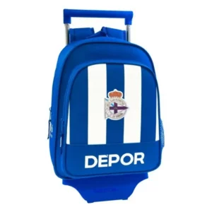 Sac à dos scolaire à roulettes 705 R. C. Deportivo de La Coruña (27 x 10 x 67 cm). SUPERDISCOUNT FRANCE