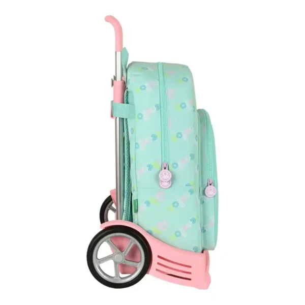 Sac à dos scolaire à roulettes Benetton World Mint (30 x 46 x 14 cm). SUPERDISCOUNT FRANCE