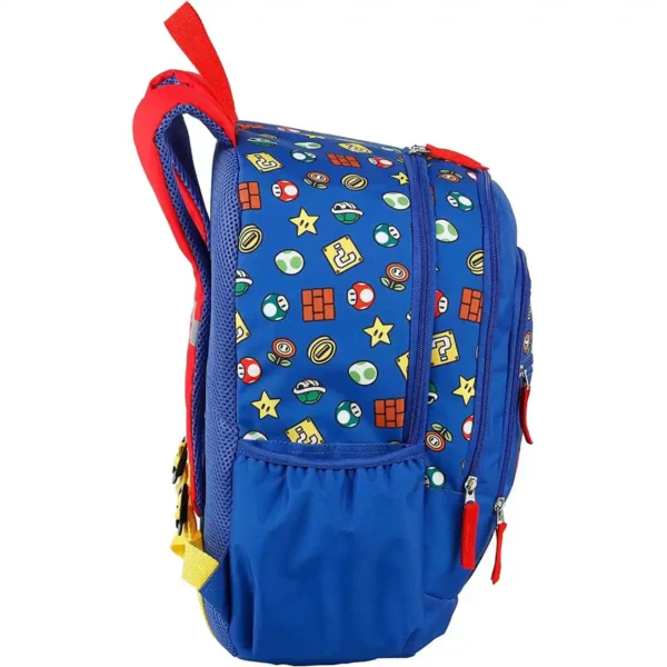 Sac enfant Super Mario Bleu (40 x 30 x 16 cm). SUPERDISCOUNT FRANCE