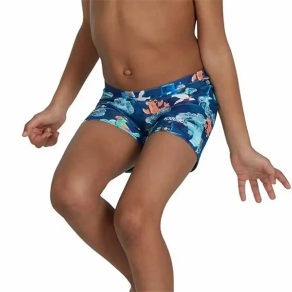 Short de Bain Garçon Speedo Digital Allover Bleu. SUPERDISCOUNT FRANCE