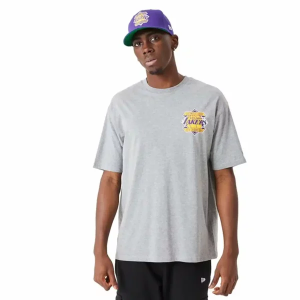 T-shirt à manches courtes pour homme New Era Championship LA Lakers. SUPERDISCOUNT FRANCE