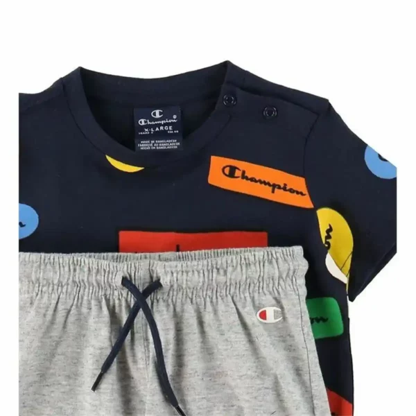 Tenue de sport pour bébé Champion Navy. SUPERDISCOUNT FRANCE