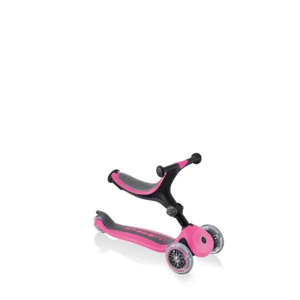 Trottinette Globber GO Up Pliable Rose. SUPERDISCOUNT FRANCE