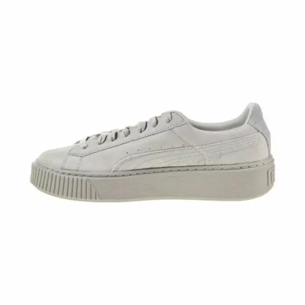 Baskets de sport pour femme Puma Basket Platform Reset Blanc. SUPERDISCOUNT FRANCE