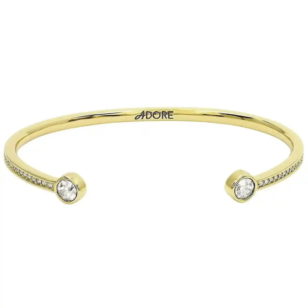 Bracelet femme adore 5260427 metal dore 6 cm _6970. DIAYTAR SENEGAL - Votre Passage vers l'Éclat et la Beauté. Explorez notre boutique en ligne et trouvez des produits qui subliment votre apparence et votre espace.