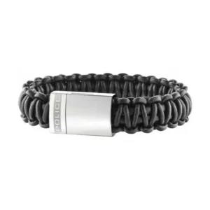 Bracelet homme police s14agv01b 23 cm _8717. DIAYTAR SENEGAL - L'Art de Choisir, l'Art de S'émerveiller. Explorez notre gamme de produits et laissez-vous émerveiller par des créations authentiques et des designs modernes.