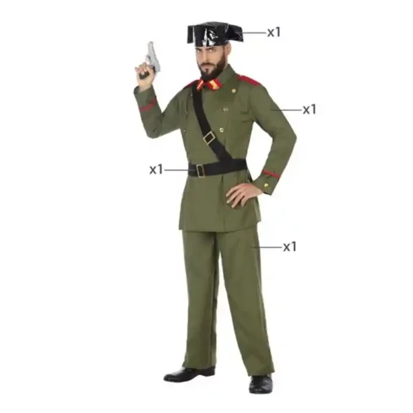 Déguisement pour adultes Police militaire 4 pcs. SUPERDISCOUNT FRANCE