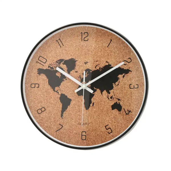 Horloge murale quid carte du monde plastique 30 cm _2262. DIAYTAR SENEGAL - Où Choisir Devient une Expression de Soi. Découvrez notre boutique en ligne et trouvez des articles qui révèlent votre personnalité et votre style.