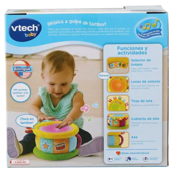 Jouet interactif Vtech Baby Drum (ES-EN). SUPERDISCOUNT FRANCE