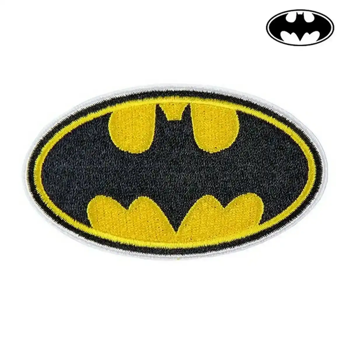 Patch batman jaune noir polyester 9 5 x 14 5 x cm _6067. DIAYTAR SENEGAL - Là où les Rêves de Shopping Deviennent Réalité. Naviguez à travers notre catalogue diversifié et choisissez parmi une variété d'articles qui feront de votre shopping une expérience inoubliable.