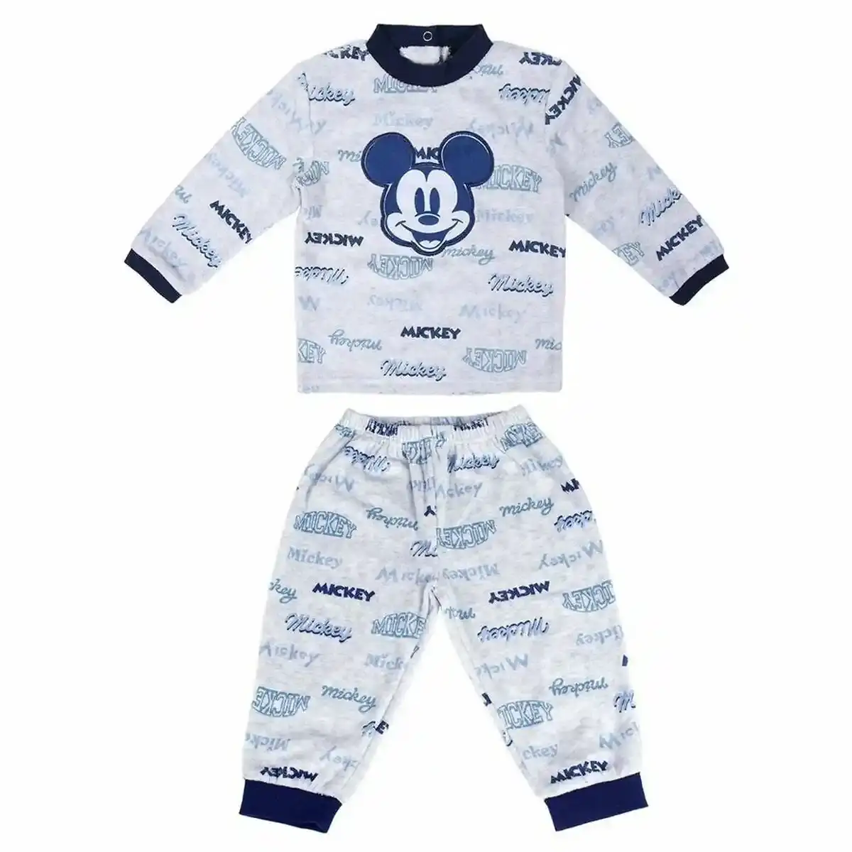 Pyjama enfant mickey mouse gris_1797. DIAYTAR SENEGAL - Votre Passage vers l'Exceptionnel. Naviguez à travers notre sélection minutieuse et découvrez des articles qui apportent une touche spéciale à chaque instant de votre vie.