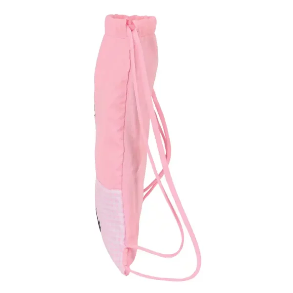 Sac à Dos à Cordes Benetton Vichy Rose (35 x 40 x 1 cm). SUPERDISCOUNT FRANCE