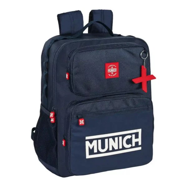 Sac à dos pour ordinateur portable Munich Storm bleu marine (33 x 42 x 16 cm). SUPERDISCOUNT FRANCE