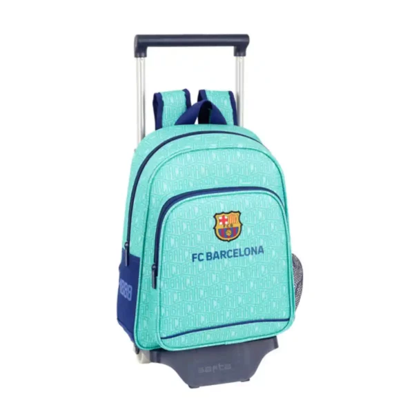 Sac à dos scolaire à roulettes 705 F.C. Barcelona 19/20 Turquoise. SUPERDISCOUNT FRANCE