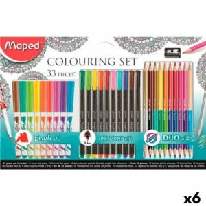 Set de Dessin Maped Mandala 33 Pièces (6 Unités). SUPERDISCOUNT FRANCE