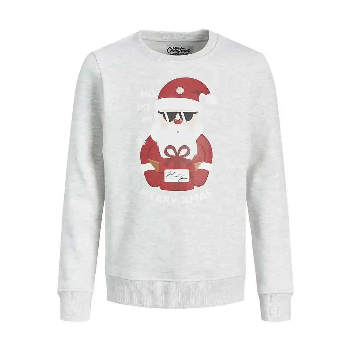 Sweat Enfant sans Capuche Jack & Jones 12222091 Blanc. SUPERDISCOUNT FRANCE
