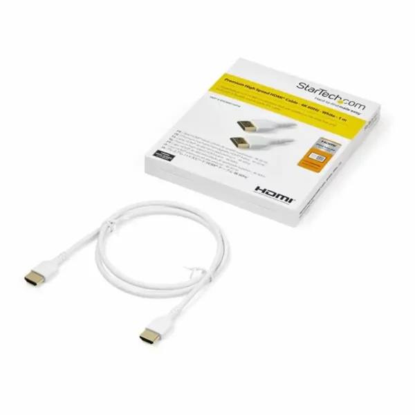 Câble HDMI Startech RHDMM1MPW 4K Ultra HD 1 m Blanc. SUPERDISCOUNT FRANCE