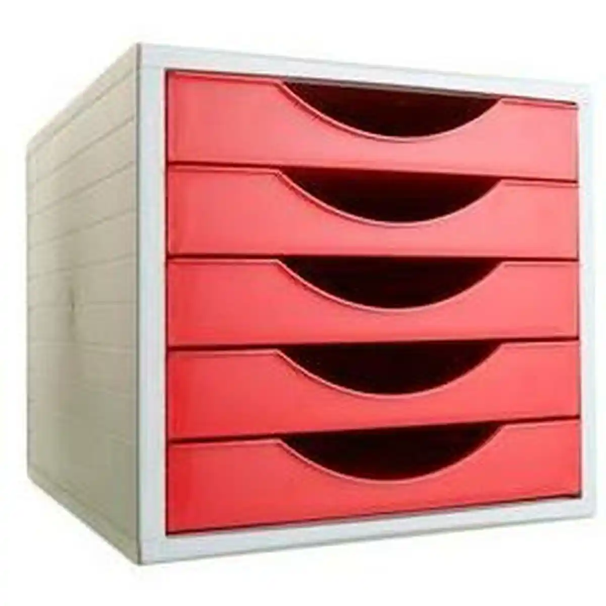 Classeur modulaire Archivo 2000 ArchivoTec Serie 4000 5 tiroirs Din A4 Rouge (34 x 27 x 26 cm). SUPERDISCOUNT FRANCE