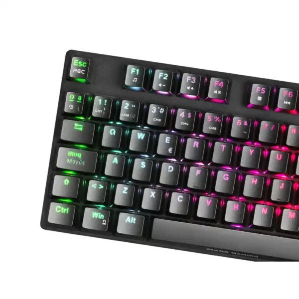 Clavier Gaming Mars Gaming MKREVOPROBPT LED RGB PT Qwerty Portugais Noir Singe Portugais (1 pièce). SUPERDISCOUNT FRANCE