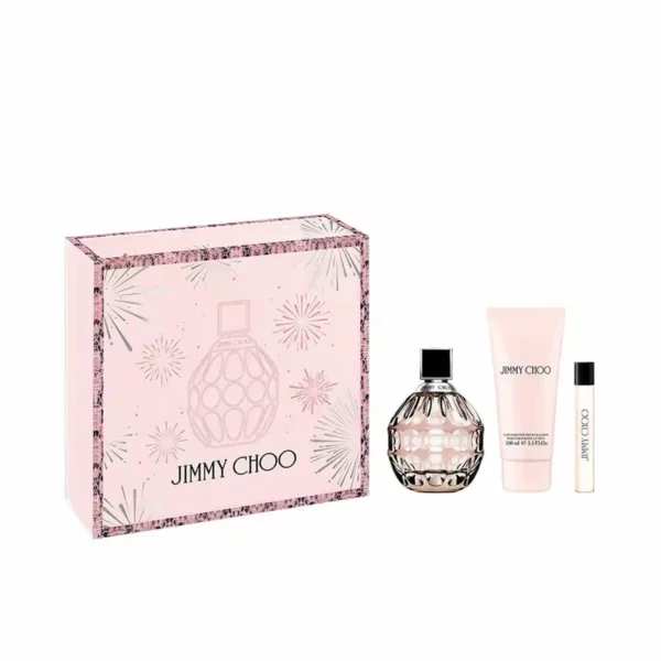 Coffret de parfum femme jimmy choo 3 pieces_2487. DIAYTAR SENEGAL - Votre Destination Shopping Incontournable. Parcourez nos rayons virtuels et trouvez des articles qui répondent à tous vos besoins, du quotidien à l'exceptionnel.