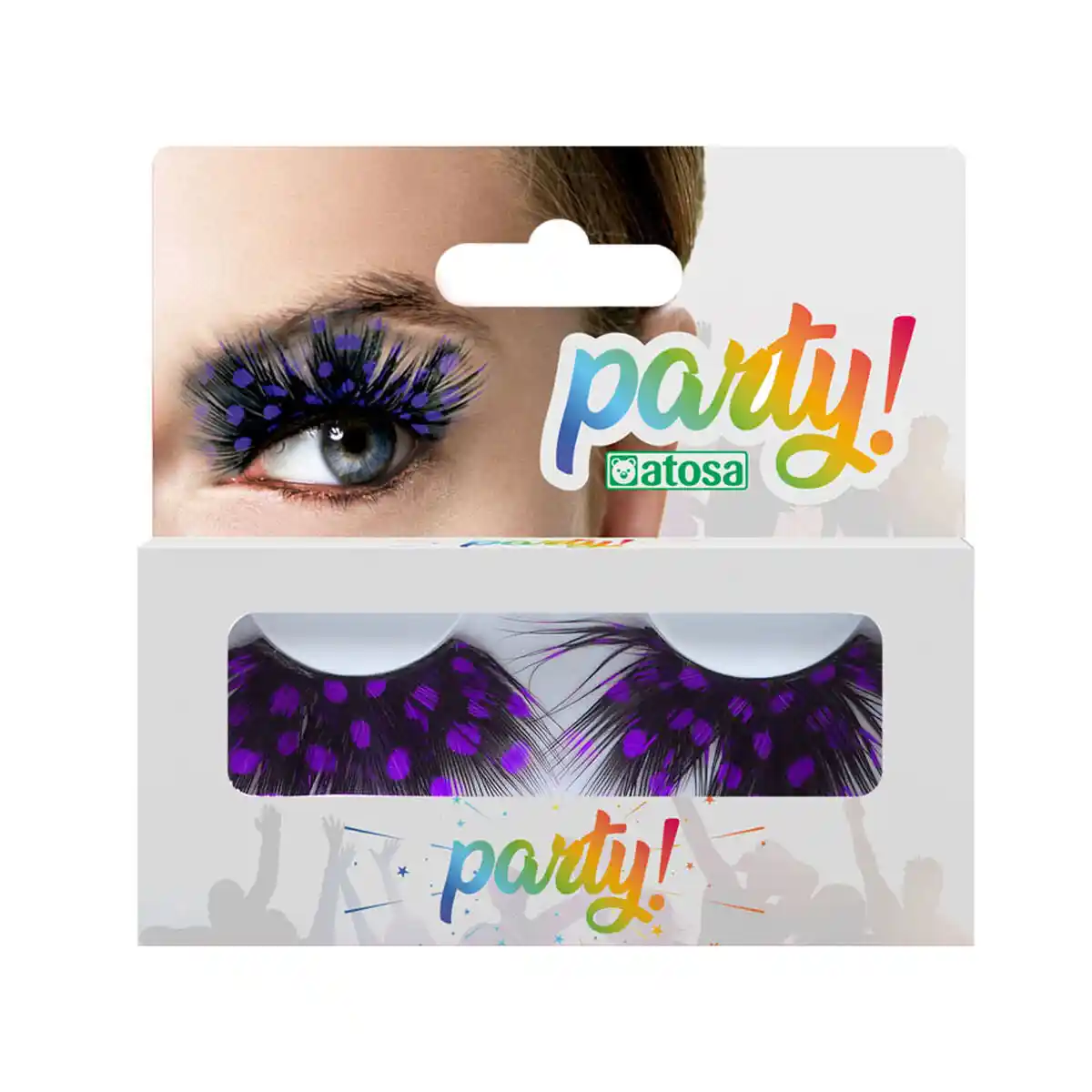 Faux cils taches violettes_1720. DIAYTAR SENEGAL - L'Art de Trouver ce que Vous Aimez. Plongez dans notre assortiment varié et choisissez parmi des produits qui reflètent votre style et répondent à vos besoins.