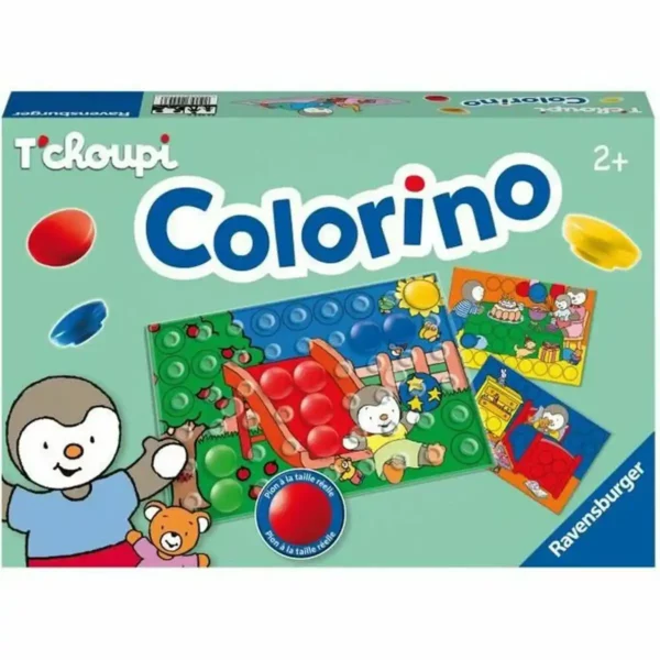 Jeu de société Ravensburger T'CHOUPI Colorino (FR). SUPERDISCOUNT FRANCE