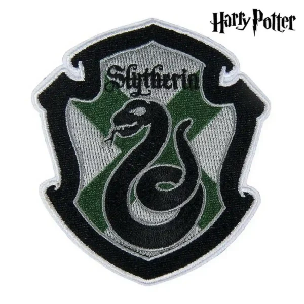 Patch Serpentard Harry Potter Vert Gris Polyester. SUPERDISCOUNT FRANCE