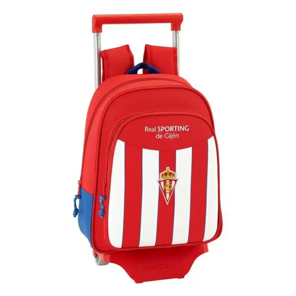Sac à dos scolaire à roulettes 705 Real Sporting de Gijón (27 x 10 x 67 cm). SUPERDISCOUNT FRANCE