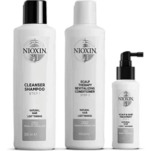 Set de coiffage nioxin system anti chute 3 pieces_9567. DIAYTAR SENEGAL - Votre Destination Shopping Authentique. Explorez notre boutique en ligne et découvrez des trésors qui reflètent l'âme du Sénégal, pour une expérience shopping unique.