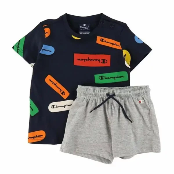 Tenue de sport pour bébé Champion Navy. SUPERDISCOUNT FRANCE