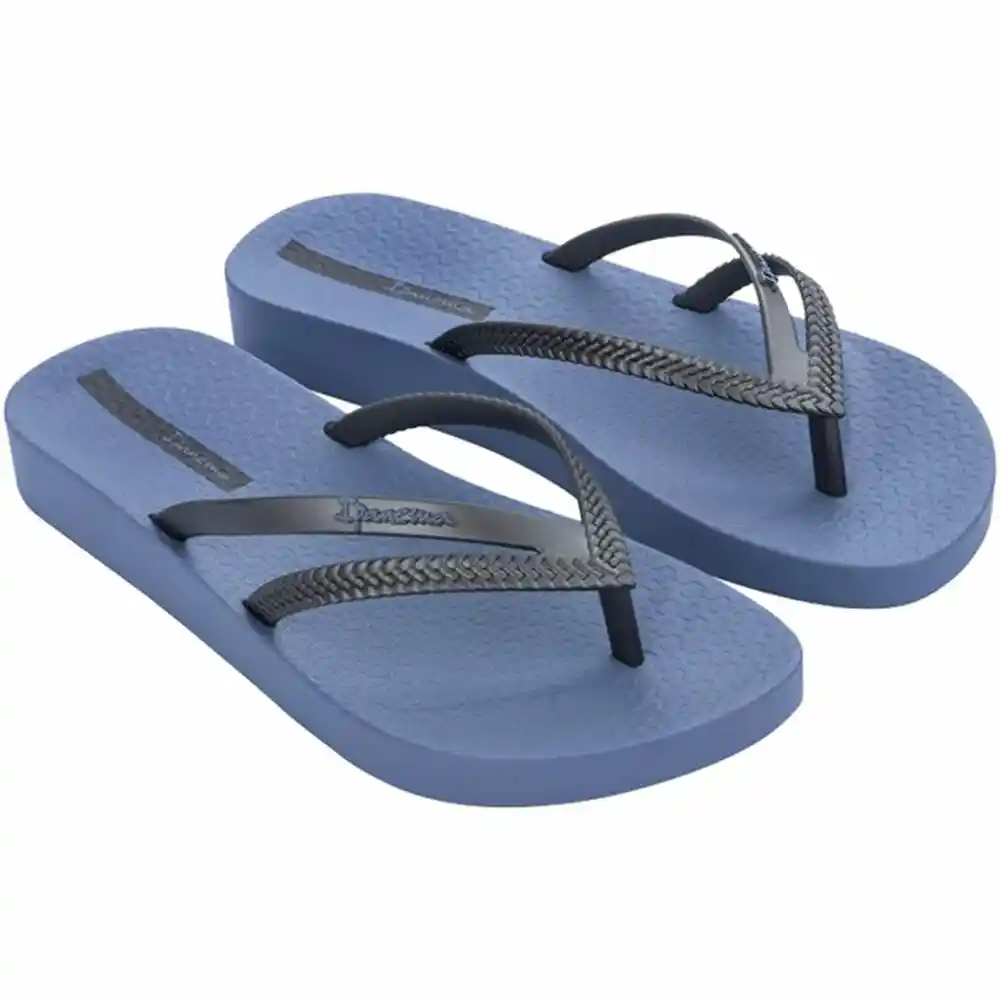 Tongs Femme Ipanema Bossa Soft V Bleu. SUPERDISCOUNT FRANCE
