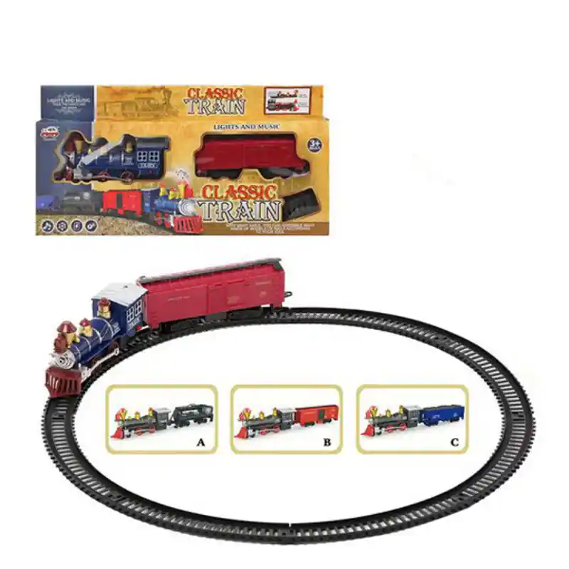 Train électrique classique 118293 40 x 15 cm. SUPERDISCOUNT FRANCE