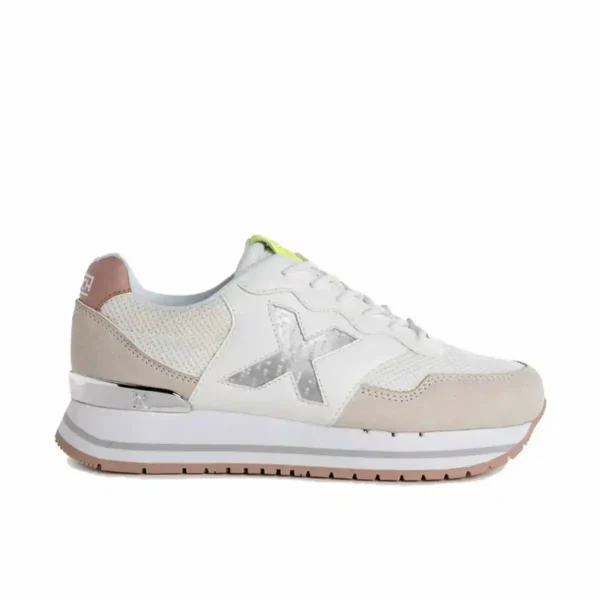 Baskets casual femme Munich Dash Sky 10 Blanc. SUPERDISCOUNT FRANCE