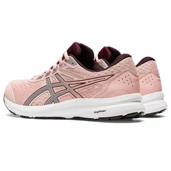 Baskets de sport pour femme Asics Gel-Contend 8 Rose. SUPERDISCOUNT FRANCE