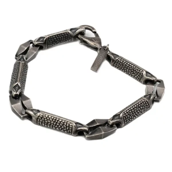 Bracelet homme police pj25691bse 02 l 21 cm _4161. Bienvenue sur DIAYTAR SENEGAL - Où Chaque Produit a son Histoire. Découvrez notre sélection unique et choisissez des articles qui racontent la richesse culturelle et artistique du Sénégal.