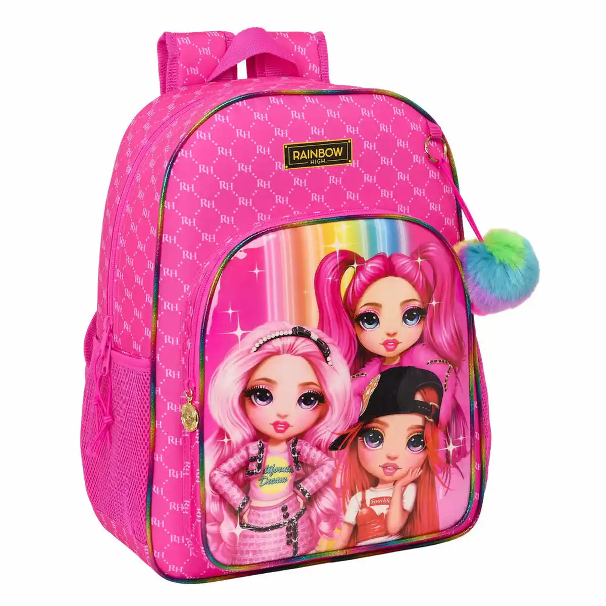 Cartable Rainbow High Fuchsia 14 L. SUPERDISCOUNT FRANCE
