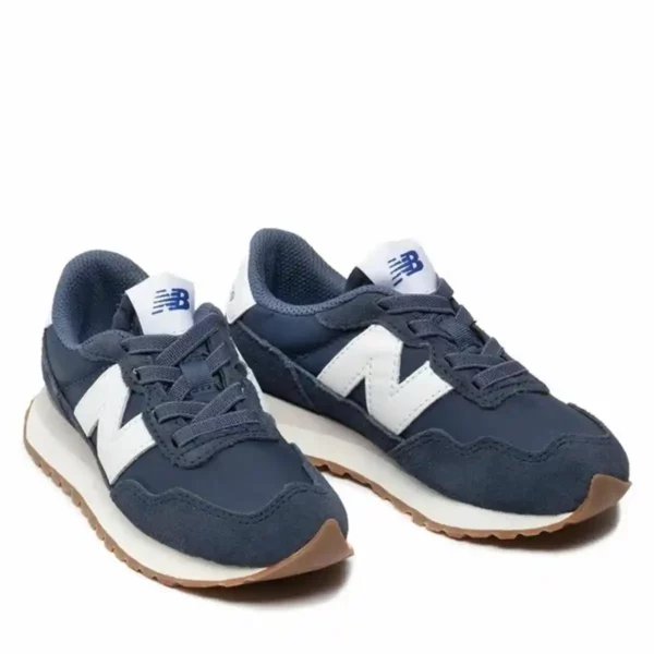 Chaussures de sport pour enfants New Balance 237 Bungee Bleu foncé. SUPERDISCOUNT FRANCE